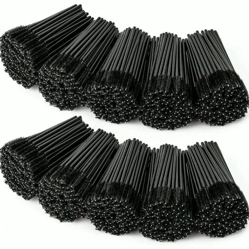 Wegwerp mascarastokjes | Roze of zwart | 50 stuks