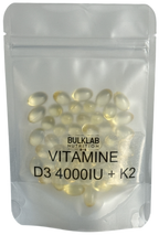 Vitamin D3 4000 IU + K2 100 mcg MK7 - Softgels – BulkLab Nutrition