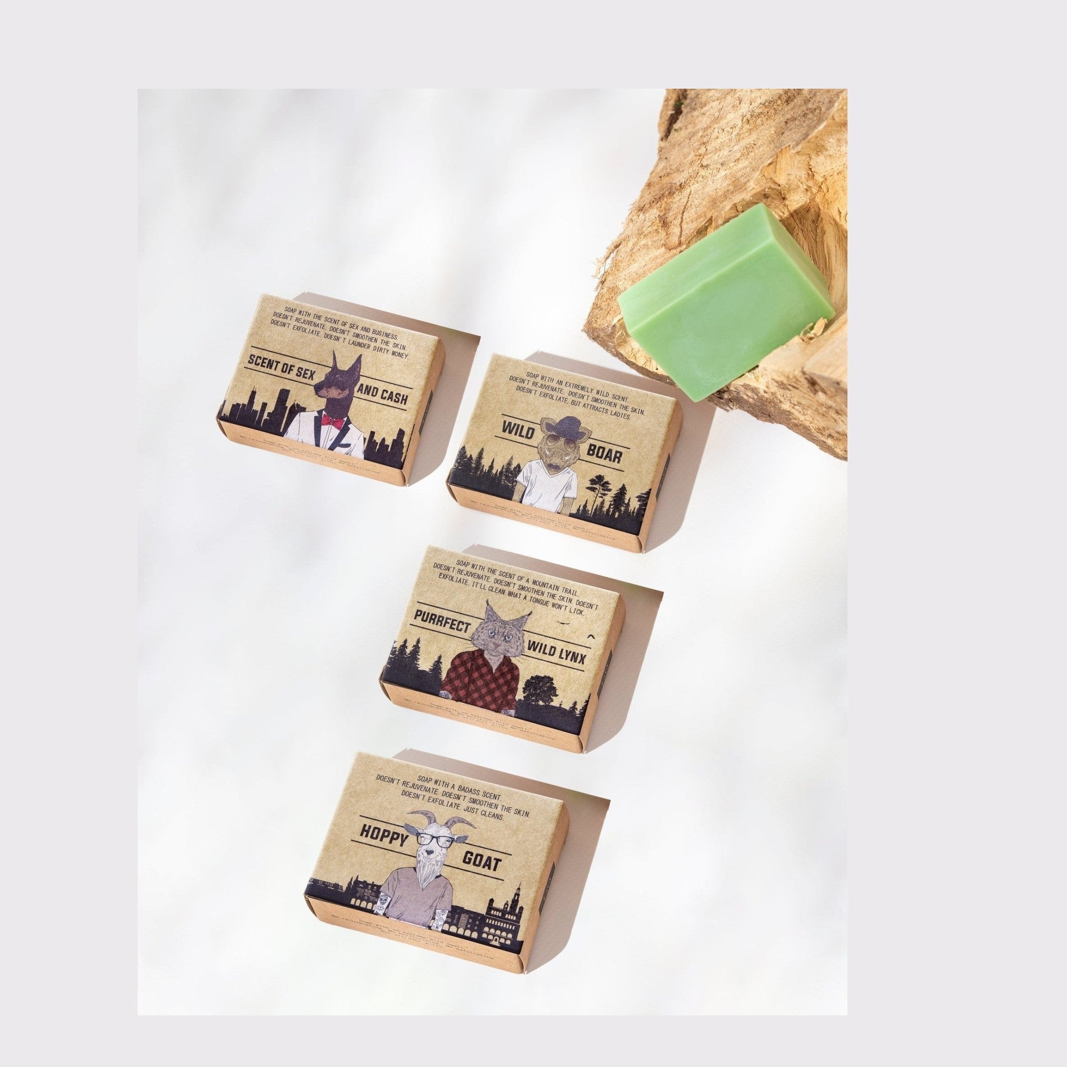 Glycerine Soap Bar Wild Boar Natuurlijke Glycerine Zeep - 85g